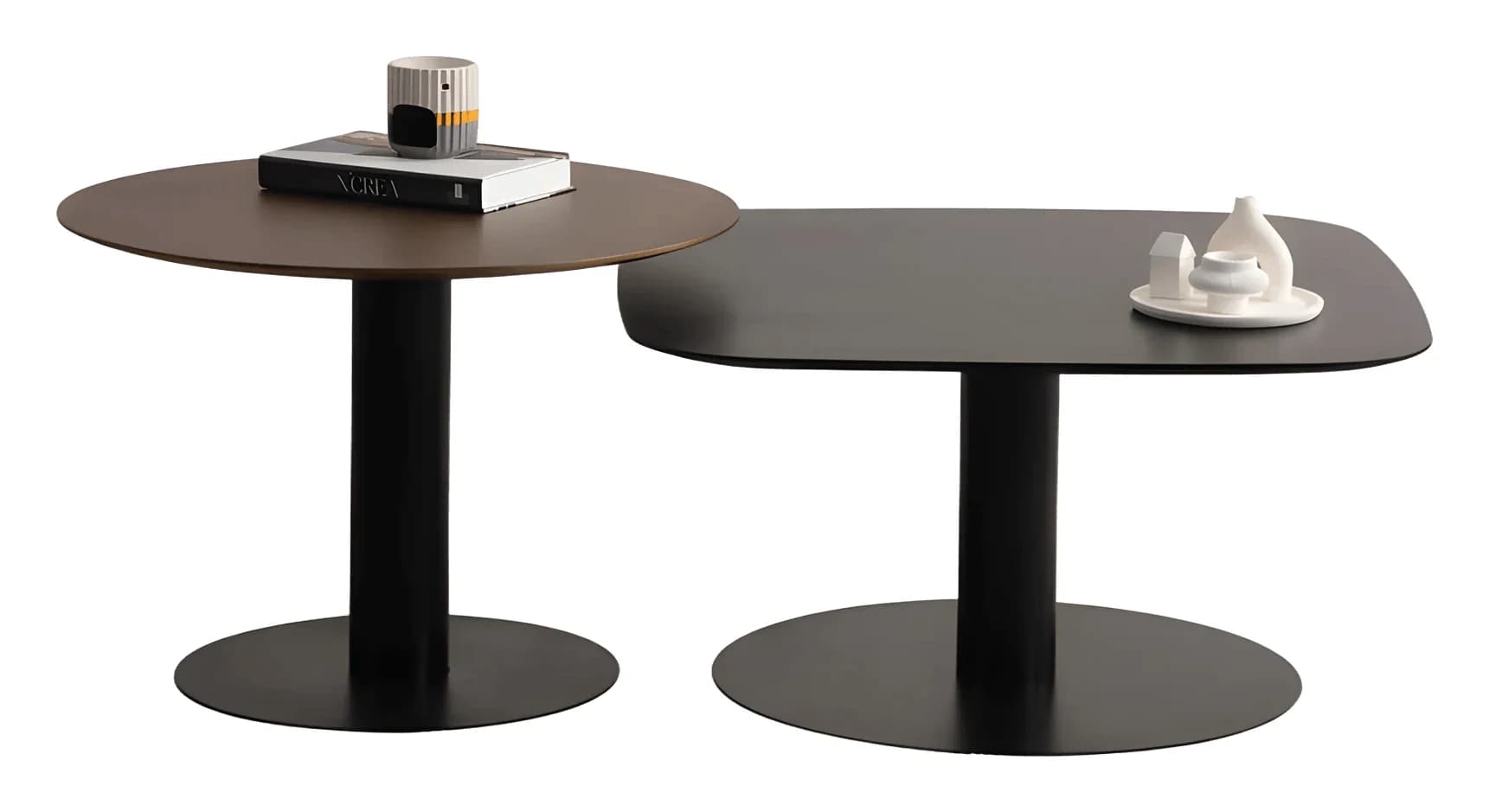 Benny Coffee Table Set — in brass