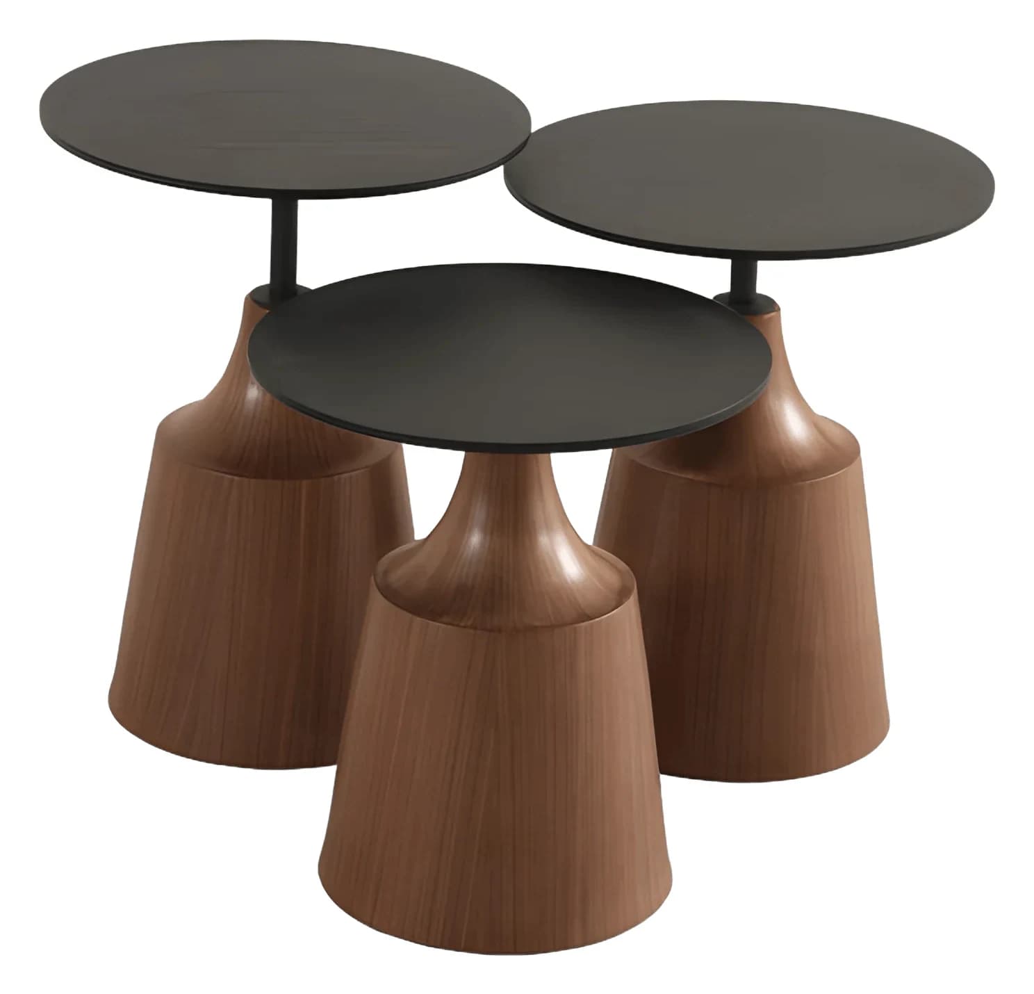 Capri Nesting Tables — in black