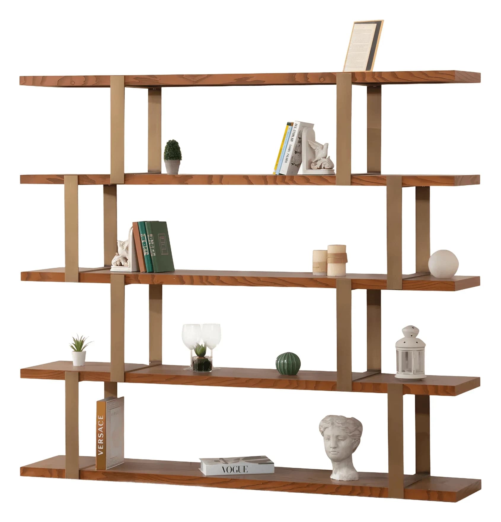 Caps Bookcase — in walnut