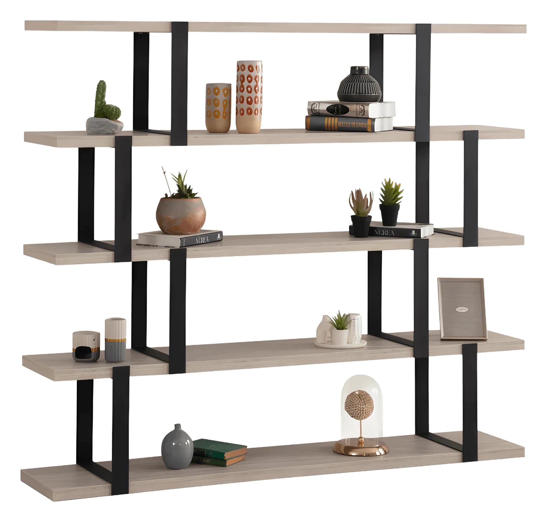 Caps Bookcase — in traverten