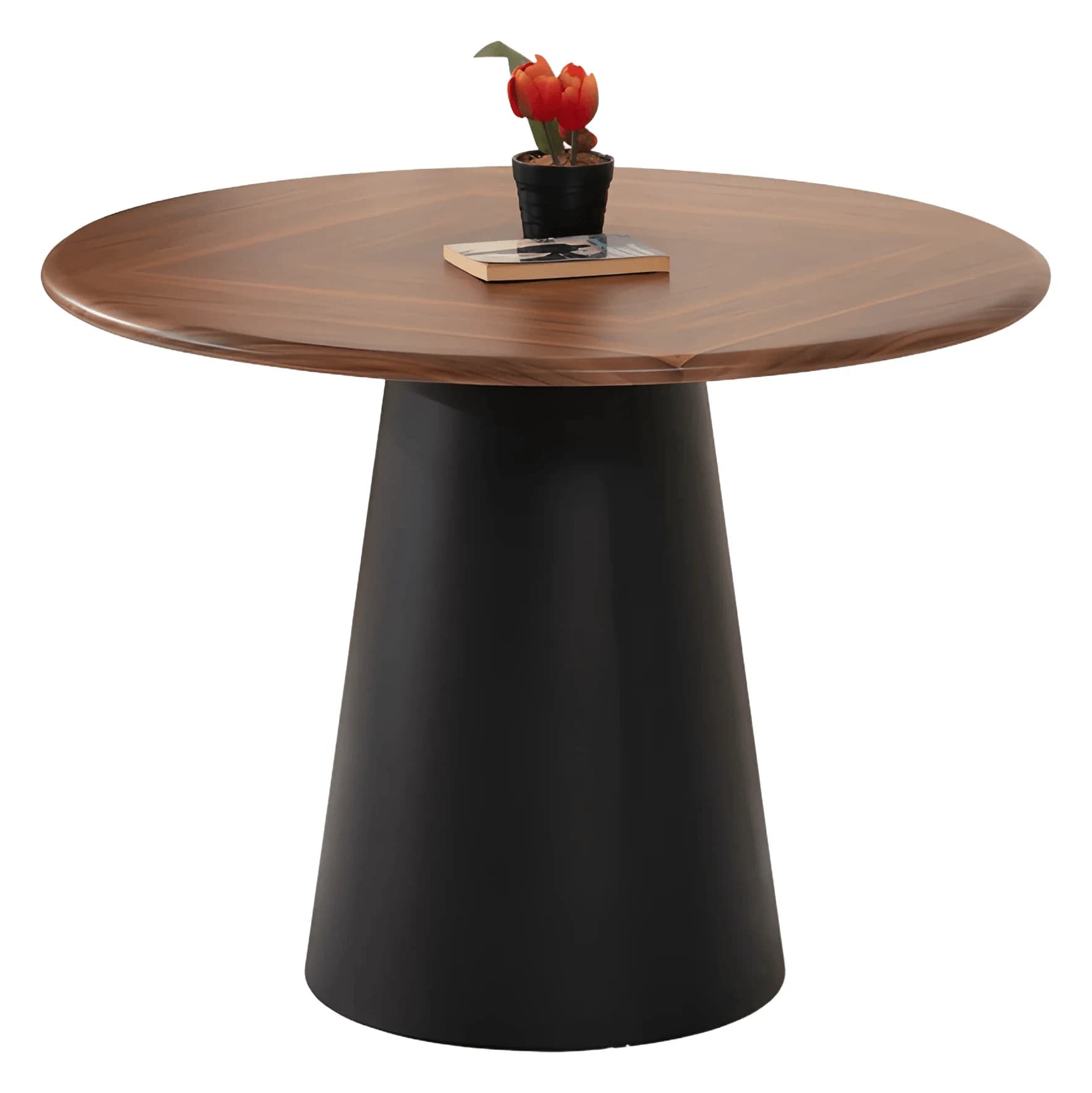 Danilo Round Dining Table — in black