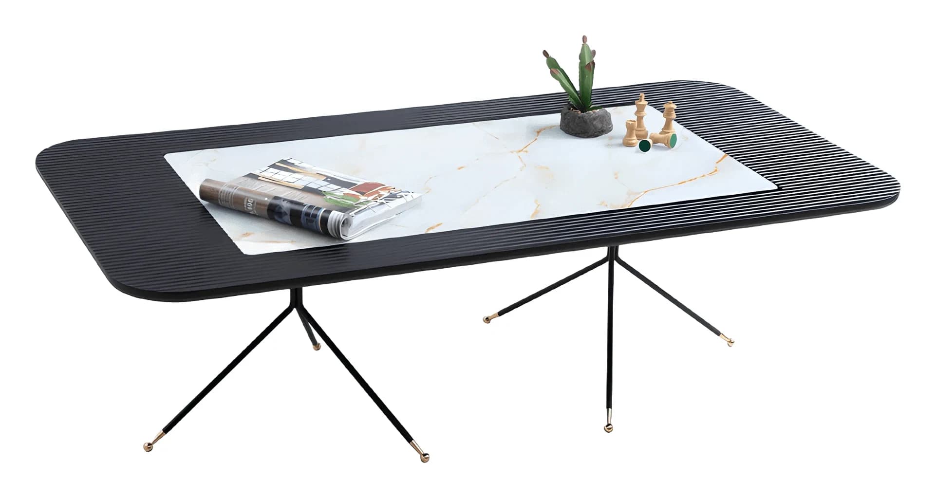 Diamond Coffee Table — in black&white