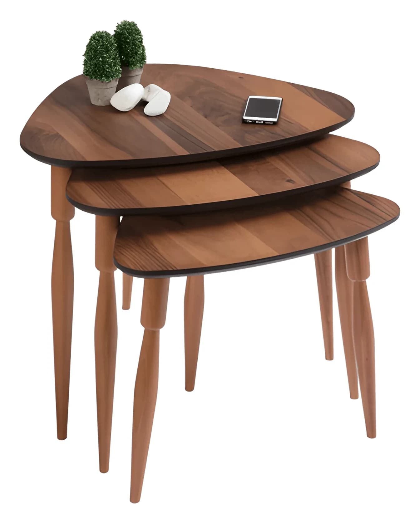 Ege Nesting Tables — in walnut