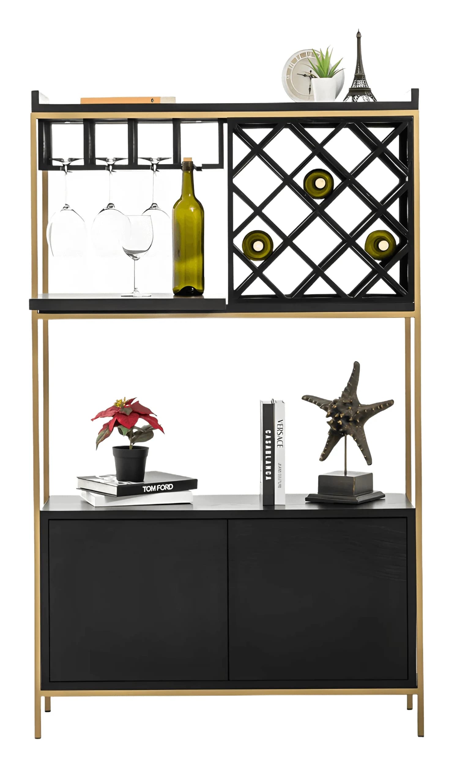 Jack Bar Cabinet — in black