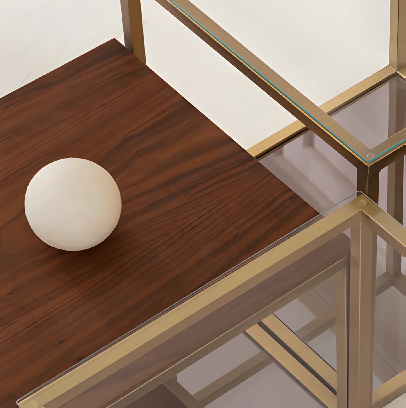 Monte Coffee Table Set — close-up detail