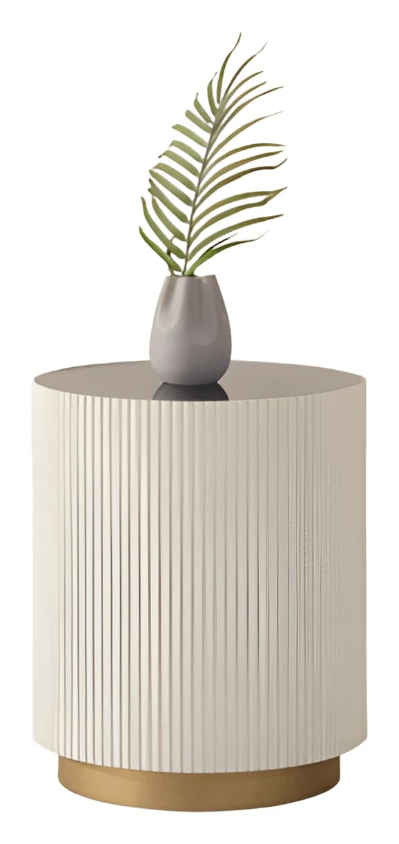 Olivia Side Table — in ekru