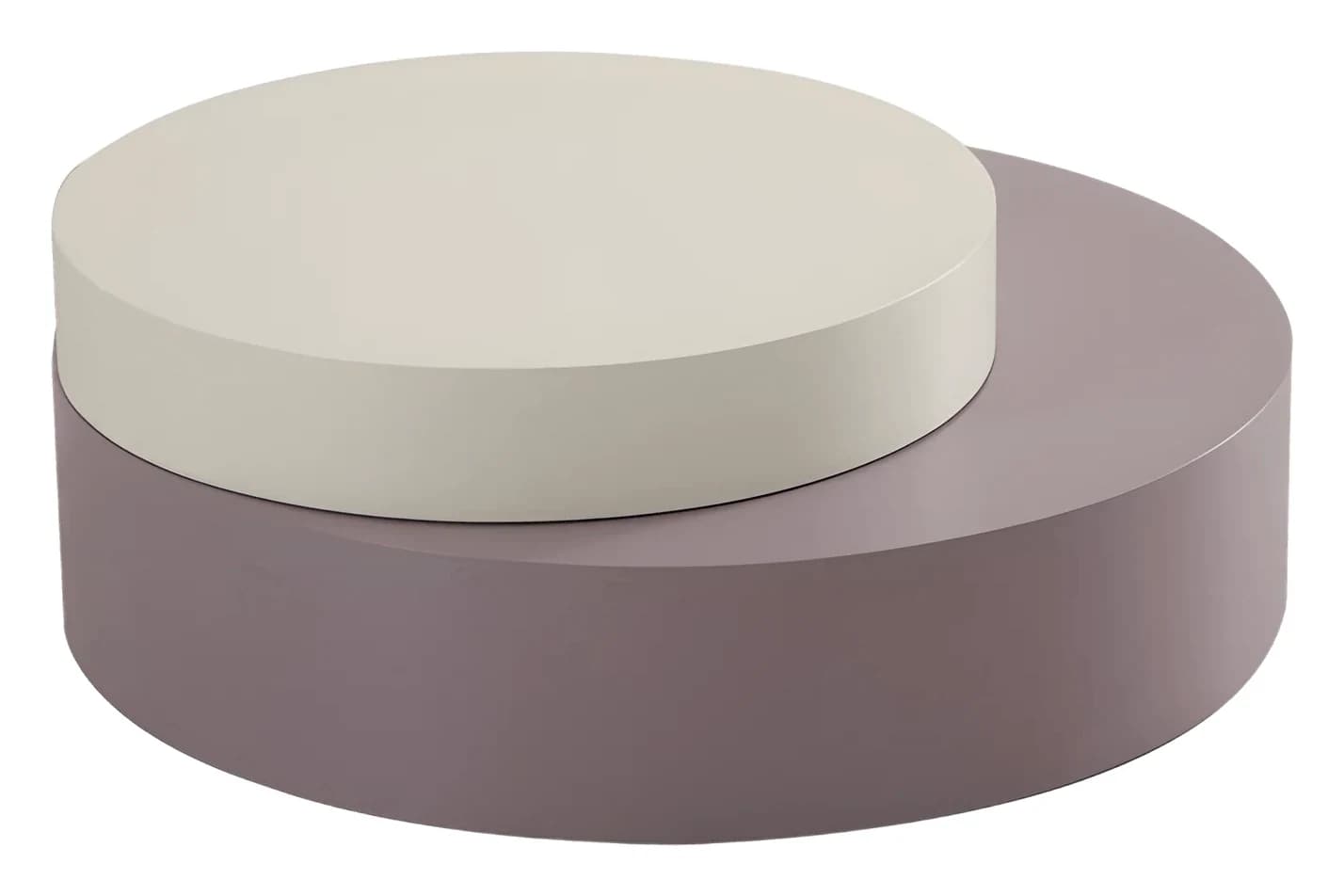 Oreo Coffee Table — in cream