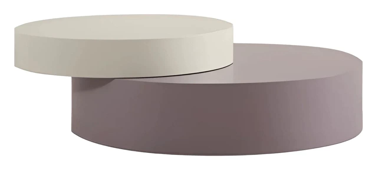 Oreo Coffee Table — in cream
