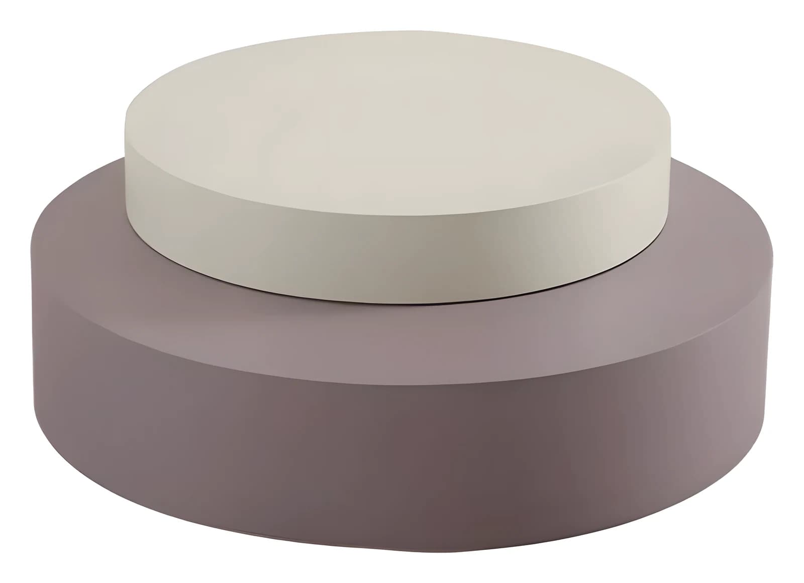 Oreo Coffee Table — in cream