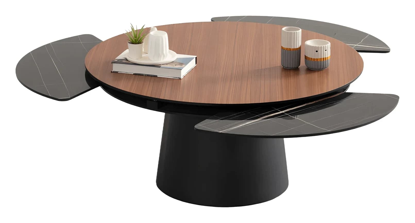 Sense Coffee Table — in walnut