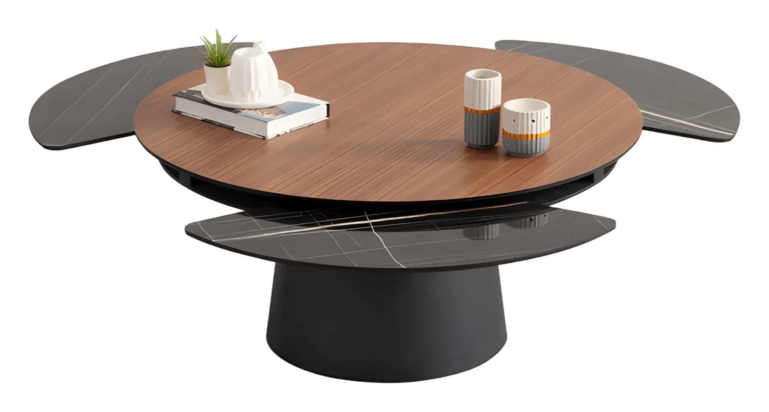 Sense Coffee Table — in walnut