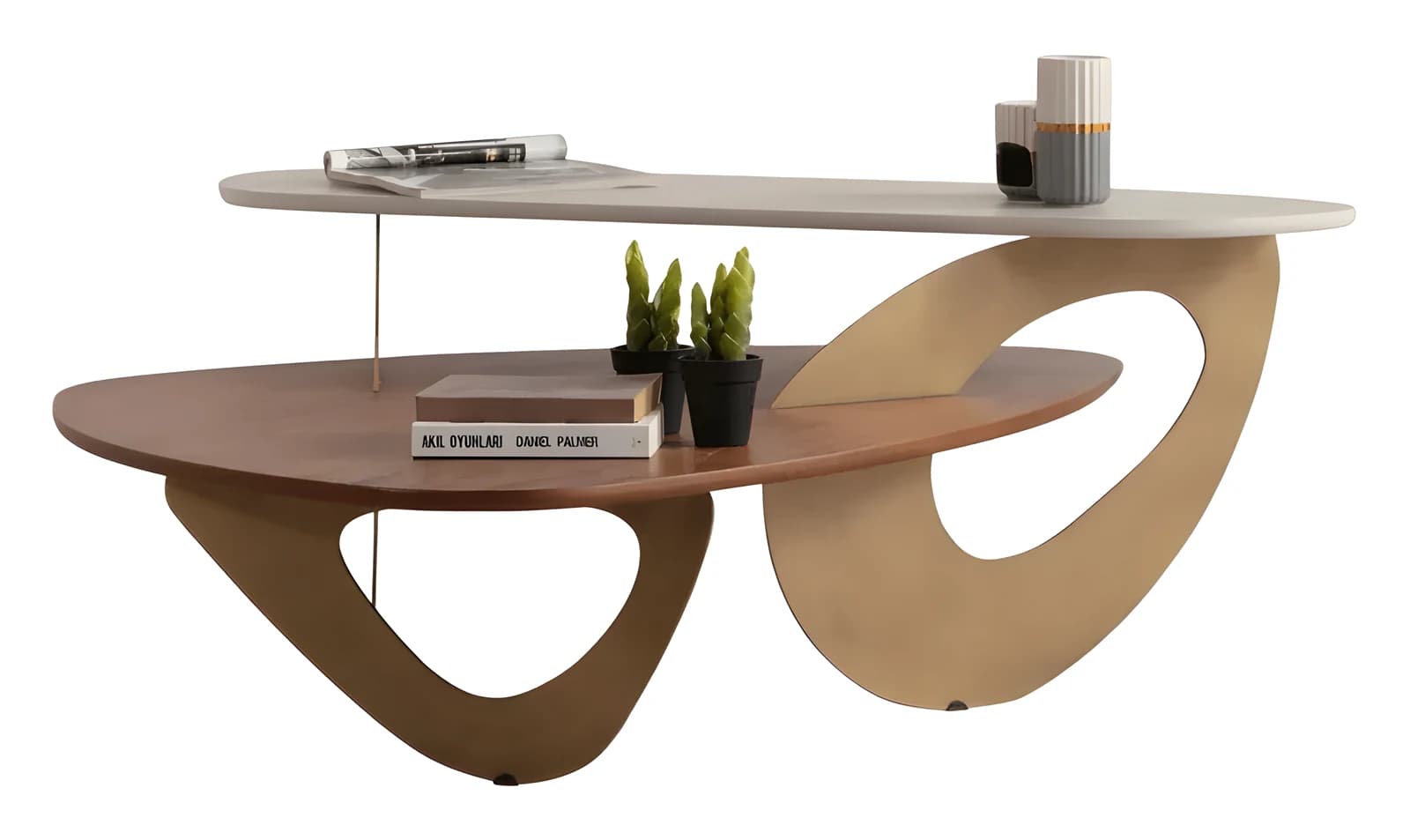 Solid Coffee Table — in traverten
