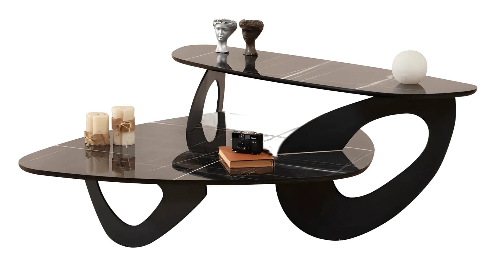 Solid Coffee Table — in black