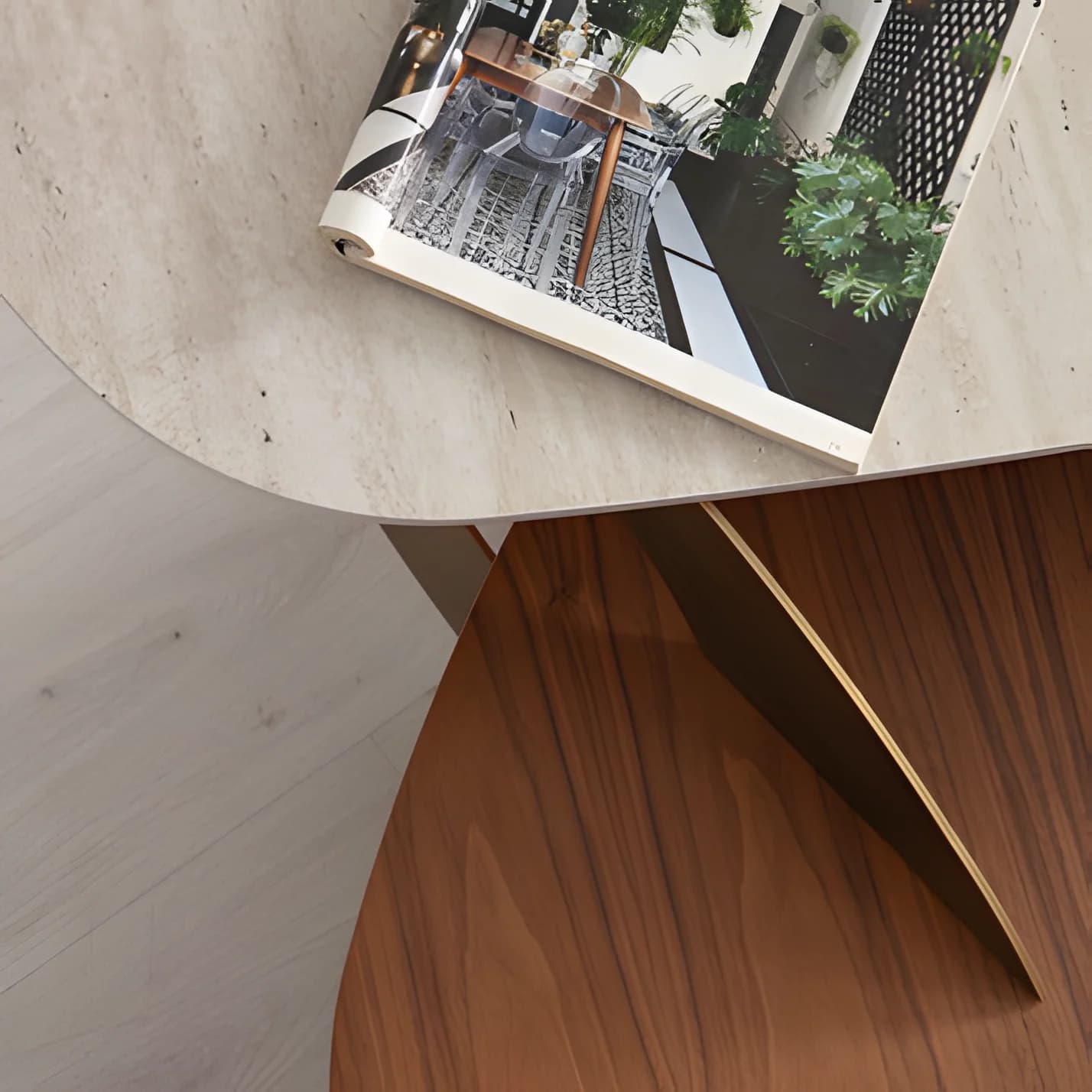 Solid Coffee Table — close-up detail