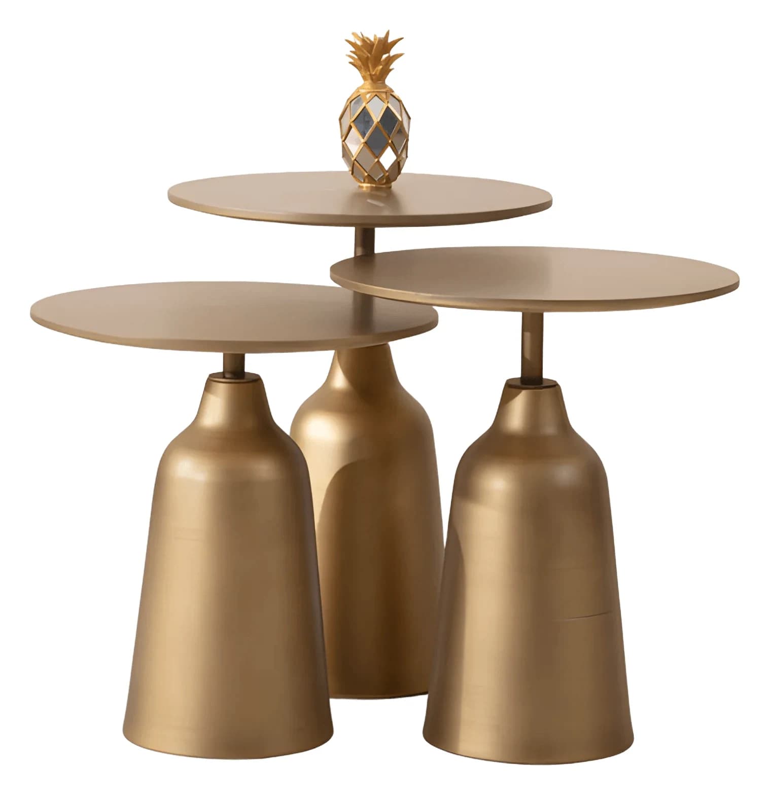 Take Nesting Tables — in brass