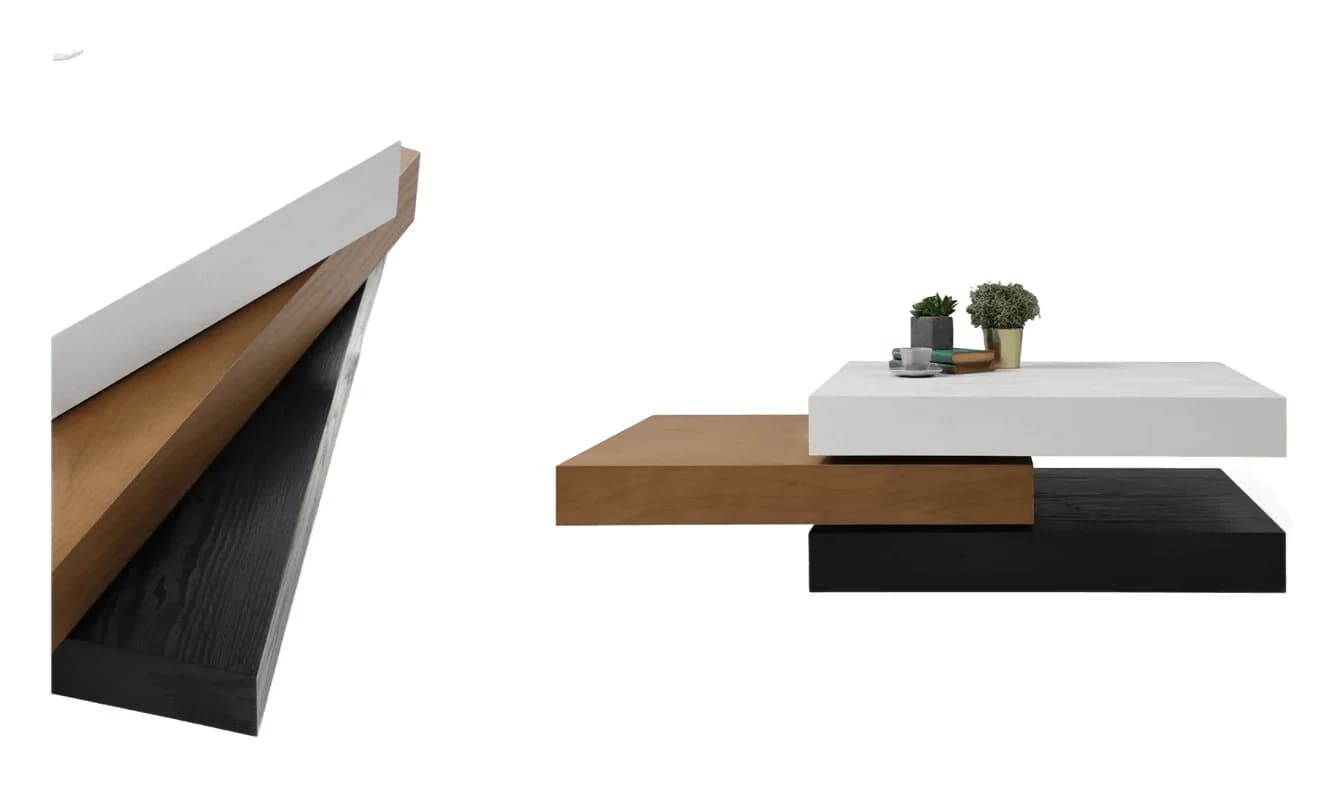 Triple Coffee Table