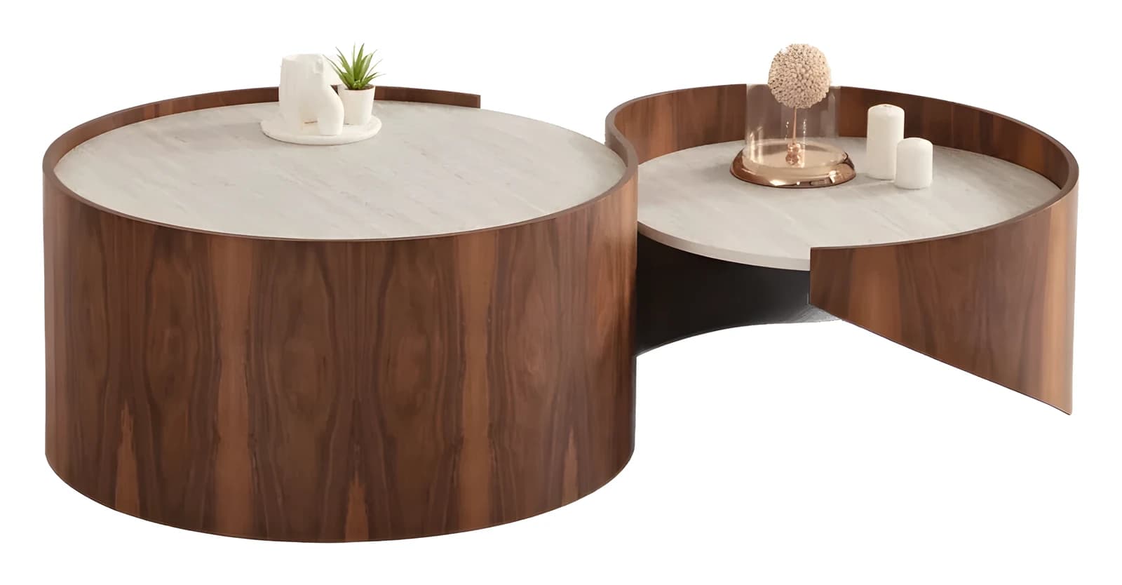 Atlantis Coffee Table — in walnut