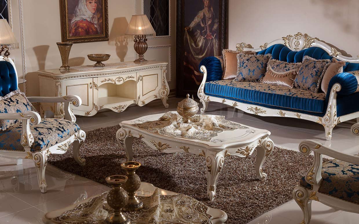 hk elmas classic sofa set 5 | Özbay Furniture