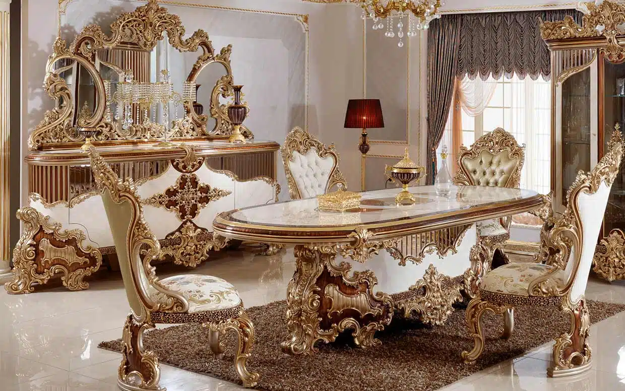 hk saltanat classic diningroom set 7 | Özbay Furniture