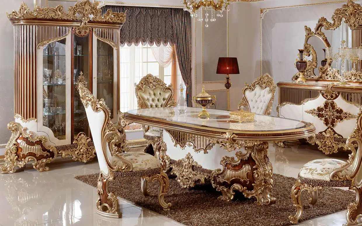 hk saltanat classic diningroom set 8 | Özbay Furniture