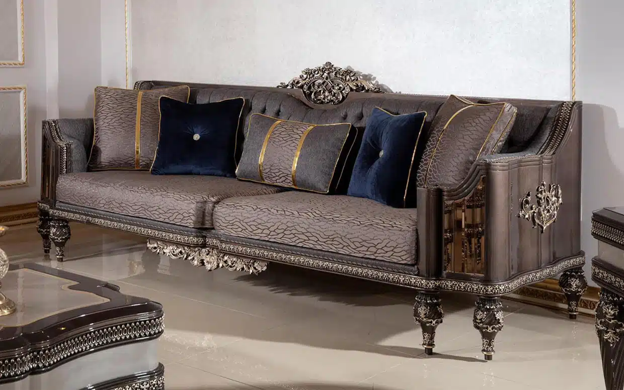 hk vanessa classic sofa set 2 | Özbay Furniture
