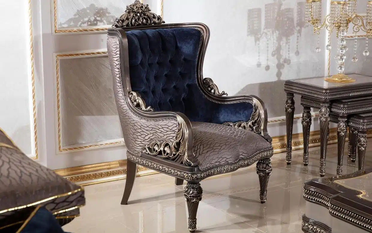 hk vanessa classic sofa set 3 | Özbay Furniture