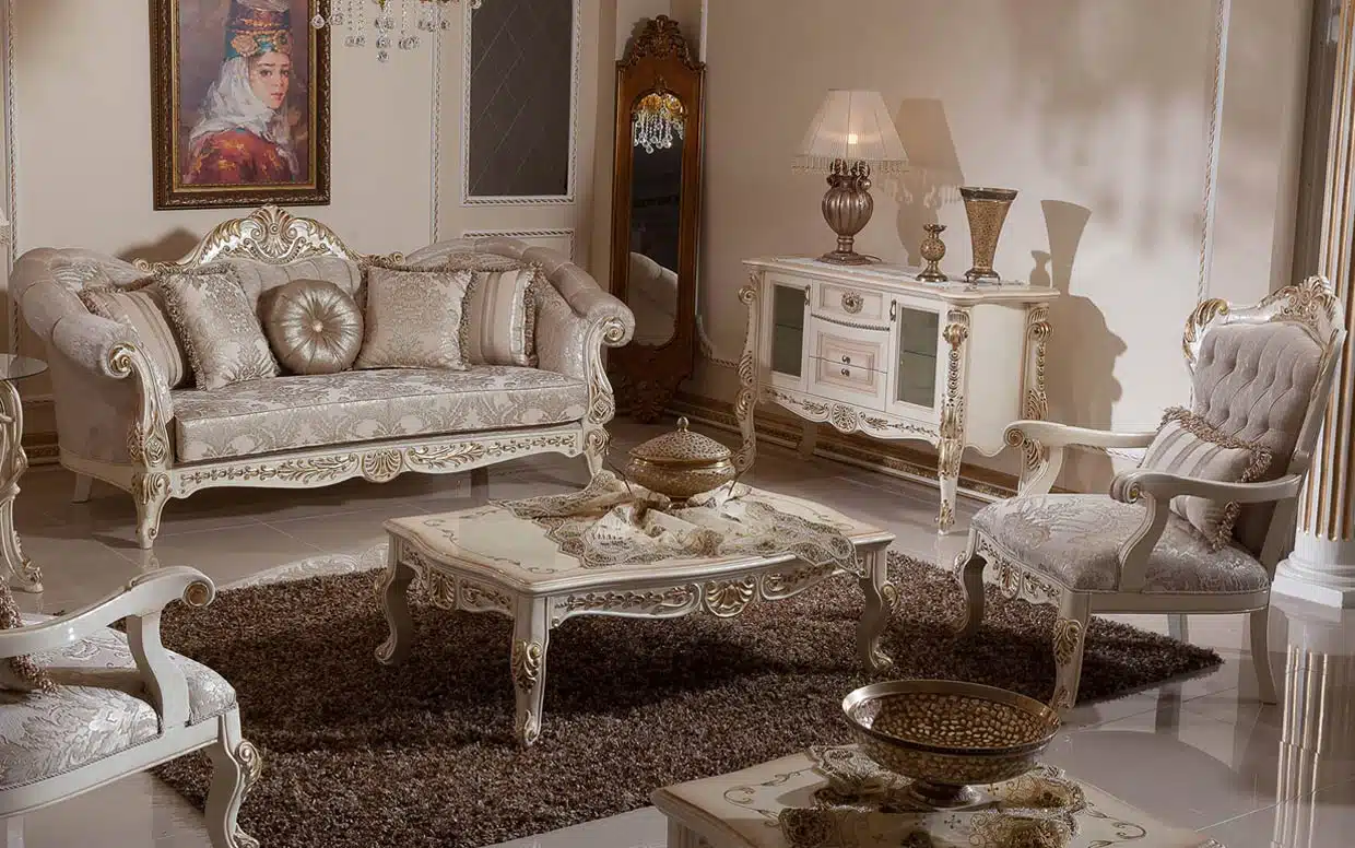 hk vizyon classic sofa set 3 1 | Özbay Furniture
