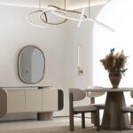 Kaliteli işçilik, modern tasarım! Masa ve konsol detaylarıyla göz dolduran yemek odası takımı