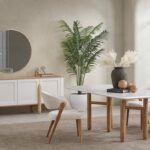 Her detayıyla özenle tasarlanmış masa, konsol ve sandalyeleriyle modern yemek odası konforu sizlerle!