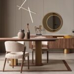 Sıcak ahşap tonlarıyla bohem tarzda huzurlu ve doğal yemek alanları yaratın.