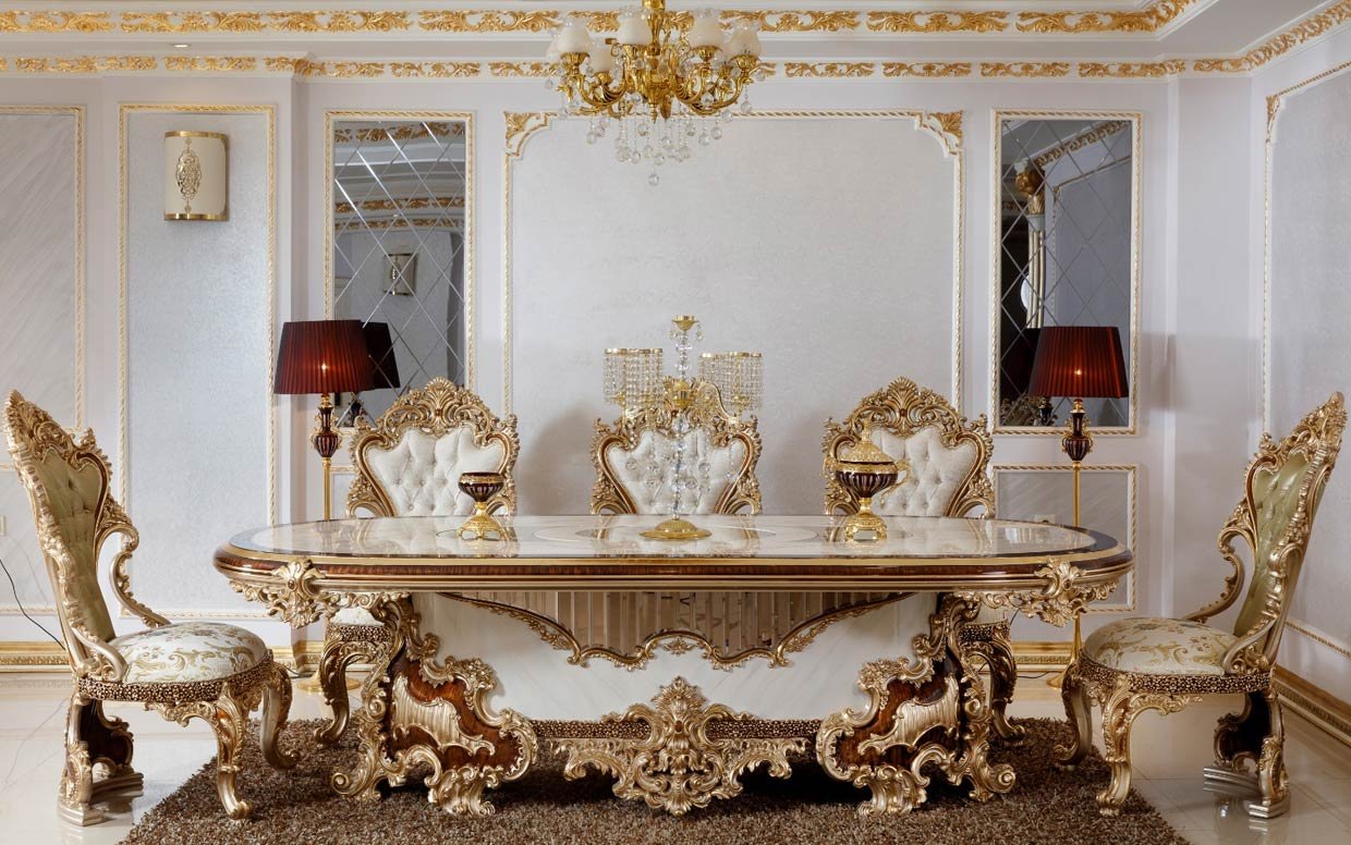 Hk Saltanat Klasik Yemek Masası