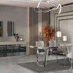 Avrupa kalite standartlarında üretilen modern yemek odası, uzun ömürlü kullanım sunar.