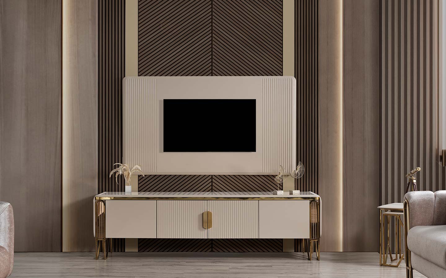 Solo Vizon Tv Ünitesi Arka Pano