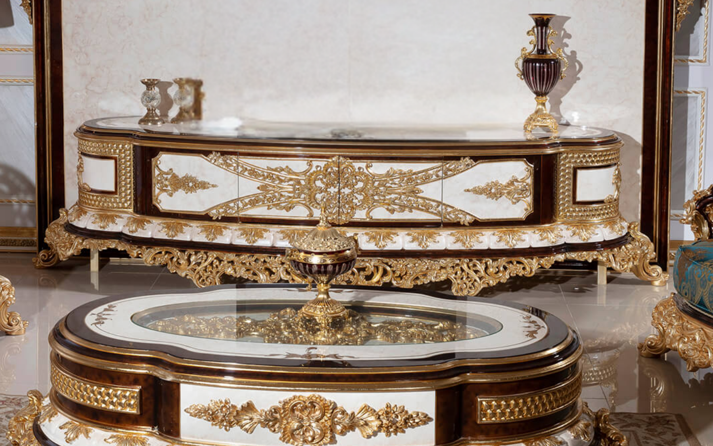 Hk Sultan Klasik Tv Sehpası