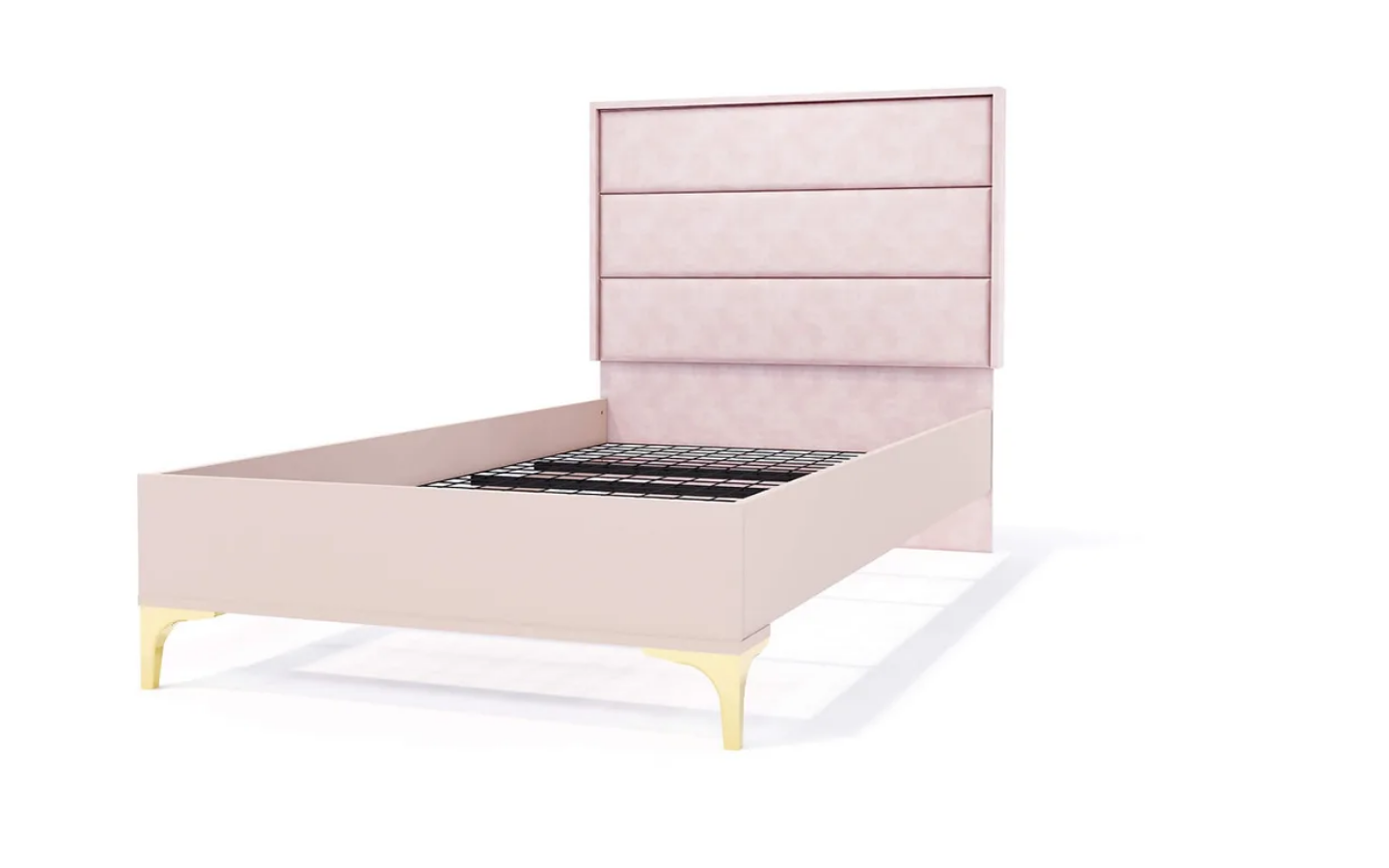 Rosa Başlıklı Karyola (100x200)