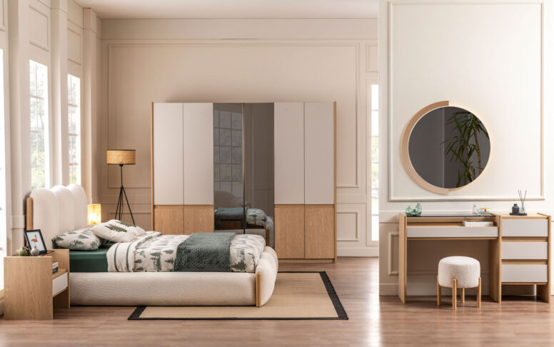 Yatak odalarımız, estetik görünüm ve işlevselliği bir arada sunar. Geniş depolama alanı, modern çizgiler ve kolay temizlenebilir yüzeyleriyle kullanım konforu sağlar. Kaliteli malzemesiyle uzun ömürlü bir deneyim sunar.